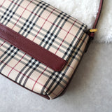 Burberry checked one shoulder bag - NEWSED