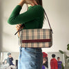 Burberry checked one shoulder bag