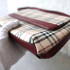 Burberry checked one shoulder bag