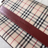 Burberry checked one shoulder bag