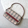 Burberry checked one shoulder bag