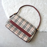 Burberry checked one shoulder bag - NEWSED