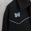 Butterfly Embroidery Sport Western Jacket
