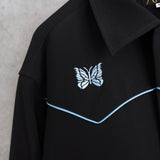 Butterfly Embroidery Sport Western Jacket - NEWSED