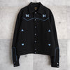 Butterfly Embroidery Sport Western Jacket
