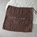 セリーヌ Cマカダム トリオンフ ハンドバッグ キャンバス/レザー ブラック 黒 - NEWSED