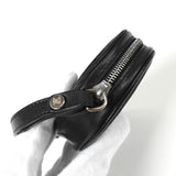 セリーヌ Cマカダム キャンバス / レザー サークル コインケース ブラック - NEWSED