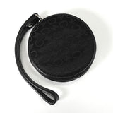 セリーヌ Cマカダム キャンバス / レザー サークル コインケース ブラック - NEWSED