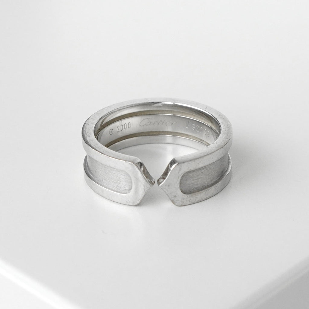 カルティエ C2 リング 750 WG 指輪 リング K18 ホワイトゴールド サイズ52 / 11号