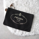 Canapa Black 2way Hand Bag / Shoulder Bag With Pouch - NEWSED