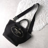 Canapa Black 2way Hand Bag / Shoulder Bag With Pouch