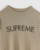 Capital S/S Top シュプリーム ロゴ Tシャツ ベージュ Lサイズ メンズ