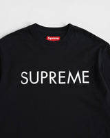Capital S/S Top シュプリーム ロゴ Tシャツ ブラック Lサイズ メンズ - NEWSED