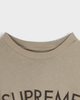 Capital S/S Top シュプリーム ロゴ Tシャツ ベージュ Lサイズ メンズ
