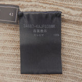 フォクシー Cardigan Little ロゴプレート付き ボレロ カーディガン ベージュ 42 レディース - NEWSED