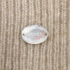 フォクシー Cardigan Little ロゴプレート付き ボレロ カーディガン ベージュ 42 レディース