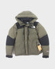 ザ・ノースフェイス Baltro Light Jacket WINDSTOPPER GORE-TEX ロゴ刺繍 フーデッド ダブルジップアップ ダウンジャケット カーキ M メンズ 未使用品