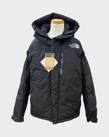 ザ・ノースフェイス Baltro Light Jacket WINDSTOPPER GORE-TEX ロゴ刺繍 フーデッド ダブルジップアップ ダウンジャケット ブラック L メンズ