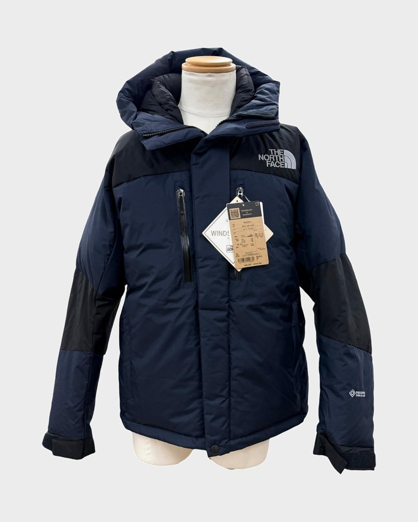 ザ・ノースフェイス Baltro Light Jacket GORE-TEX ロゴ刺繍 フーデッド ダブルジップアップ ダウンジャケット ネイビー S メンズ 未使用品