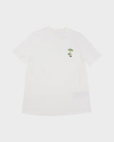 ジルサンダープラス マッシュルーム刺繡 半袖Ｔシャツ ホワイト S レディース