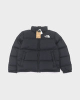 ザ・ノースフェイス Nuptse Jacket フード入り ダウンジャケット ブラック L メンズ