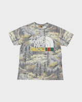 グッチ×ザ・ノースフェイス フォレストプリント 半袖Ｔシャツ マルチ S メンズ