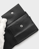 バレンシアガ Cash Square Folded Coin レザー 二つ折り財布 ブラック メンズ レディース