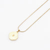 Cassandra Logo Hexagon GP Gold Necklace