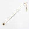 Cassandra Logo Hexagon GP Gold Necklace