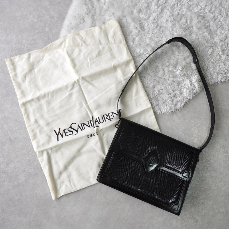 Cassandra Logo Leather One Shoulder Bag - NEWSED
