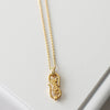 Cassandra Logo Motif GP Gold Necklace