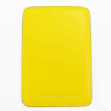 アニヤ ハインドマーチ Caution Magnetic Caution・AHロゴ入り マグネット カードケース イエロー レディース - NEWSED
