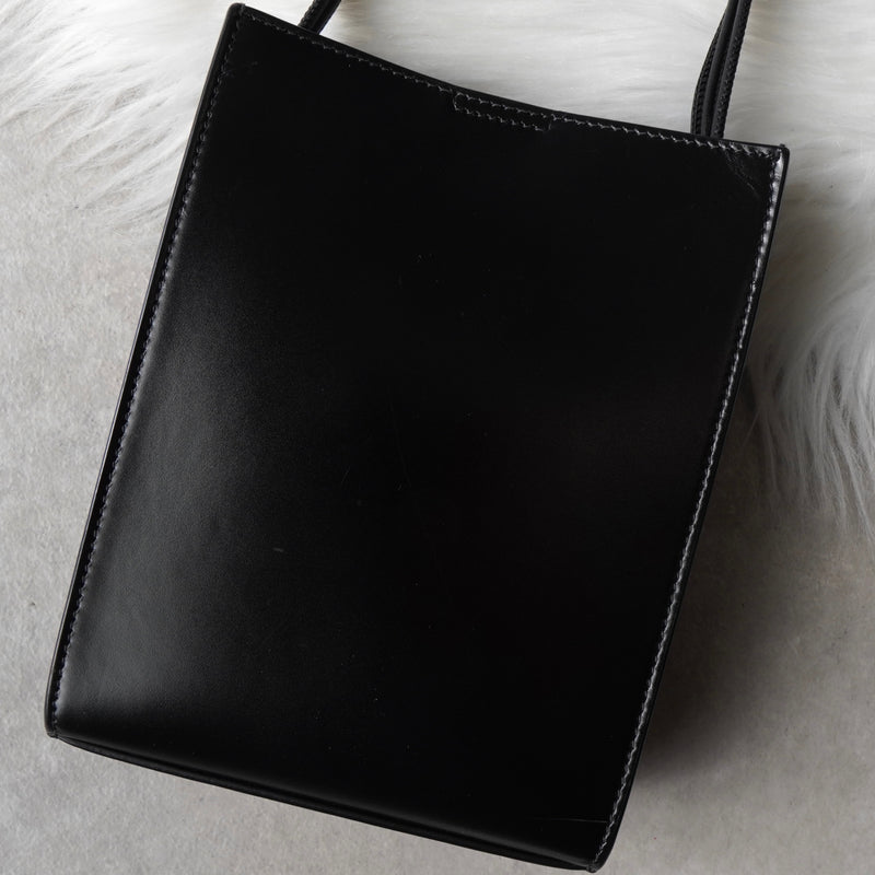 ジルサンダー タングル スモール レザー ショルダーバッグ ブラック