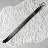 ディオール CDロゴバックル スタッズ レザー ベルト ブラック - NEWSED