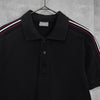 Dior Homme 黑色 CD 徽标刺绣短袖 Polo 衫