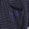 Christian Dior 复古 CD 标志短袖夏季毛衣（海军蓝）
