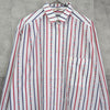Christian Dior Sport Vintage Striped CD Logo Long Sleeve Shirt in White, Red, and Navy