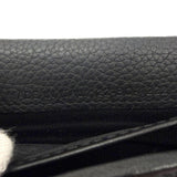 ディオール オム CDロゴ金具 ロングウォレット 二つ折り 長財布 ブラック メンズ - NEWSED