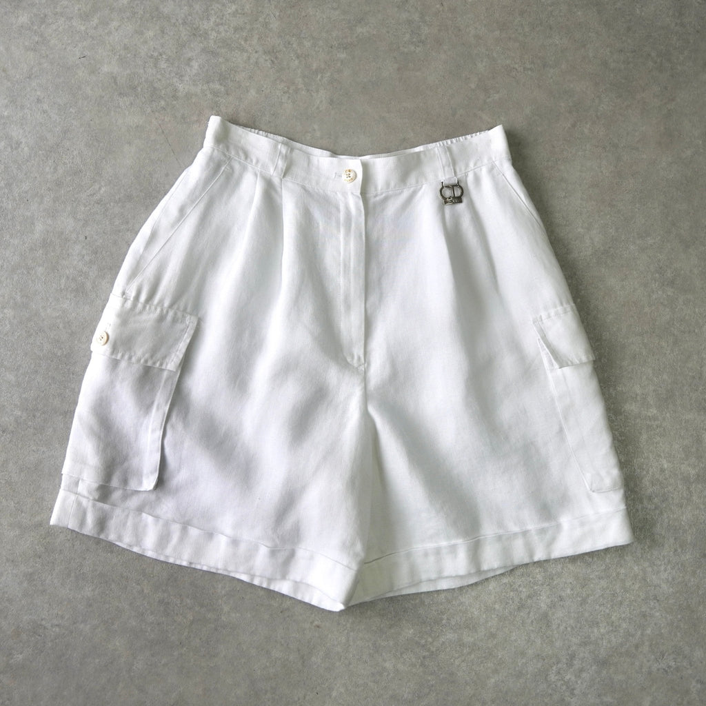 クリスチャン ディオール スポーツ CDロゴ キュロットパンツ ショートパンツ レディース ホワイト