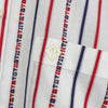 Christian Dior Sport Vintage Striped CD Logo Long Sleeve Shirt in White, Red, and Navy