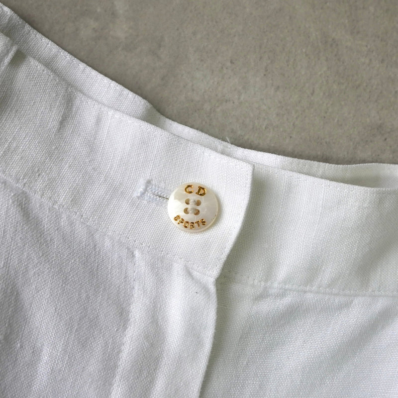 クリスチャン ディオール スポーツ CDロゴ キュロットパンツ ショートパンツ レディース ホワイト - NEWSED