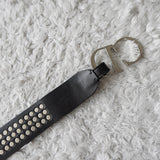 ディオール CDロゴバックル スタッズ レザー ベルト ブラック - NEWSED