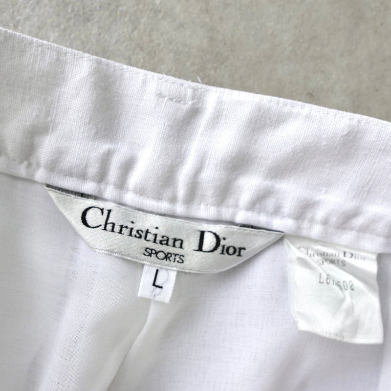 クリスチャン ディオール スポーツ CDロゴ キュロットパンツ ショートパンツ レディース ホワイト - NEWSED