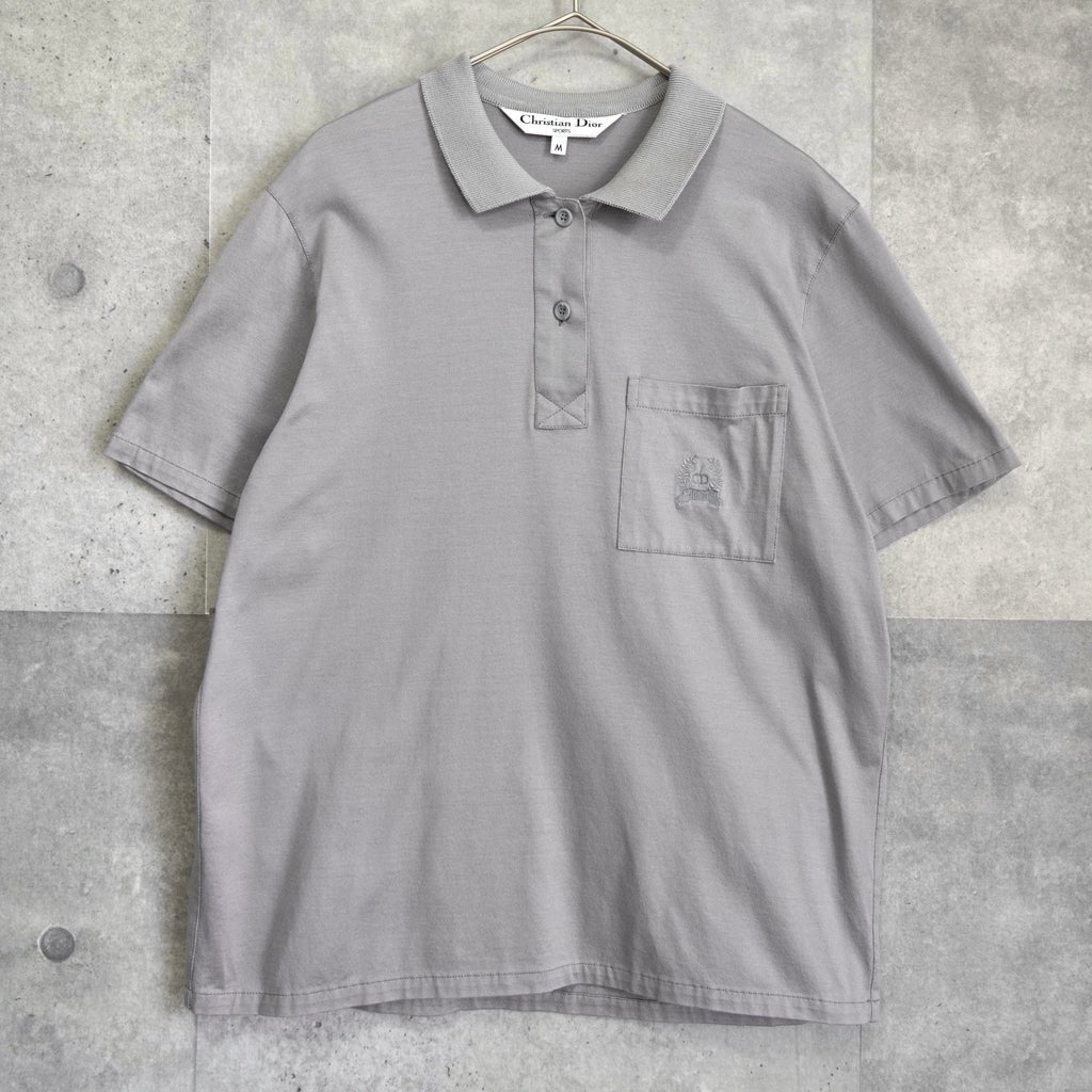 Dior グレー ポロシャツ Yuu_ Dior グレー ポロシャツ カシミヤ