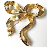 クリスチャン ディオール CDロゴ リボン ブローチ GPゴールド - NEWSED