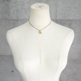 クリスチャン ディオール CDロゴ ラインストーン ネックレス GP ゴールド - NEWSED