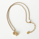 クリスチャン ディオール CDロゴ ラインストーン ネックレス GP ゴールド - NEWSED