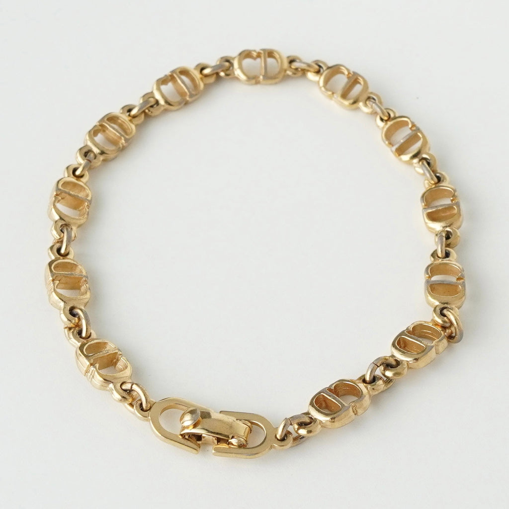 クリスチャン ディオール CDロゴ GP ゴールド ブレスレット