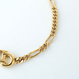 クリスチャン ディオール ヴィンテージ CDロゴ チェーン ブレスレット GP ゴールド - NEWSED