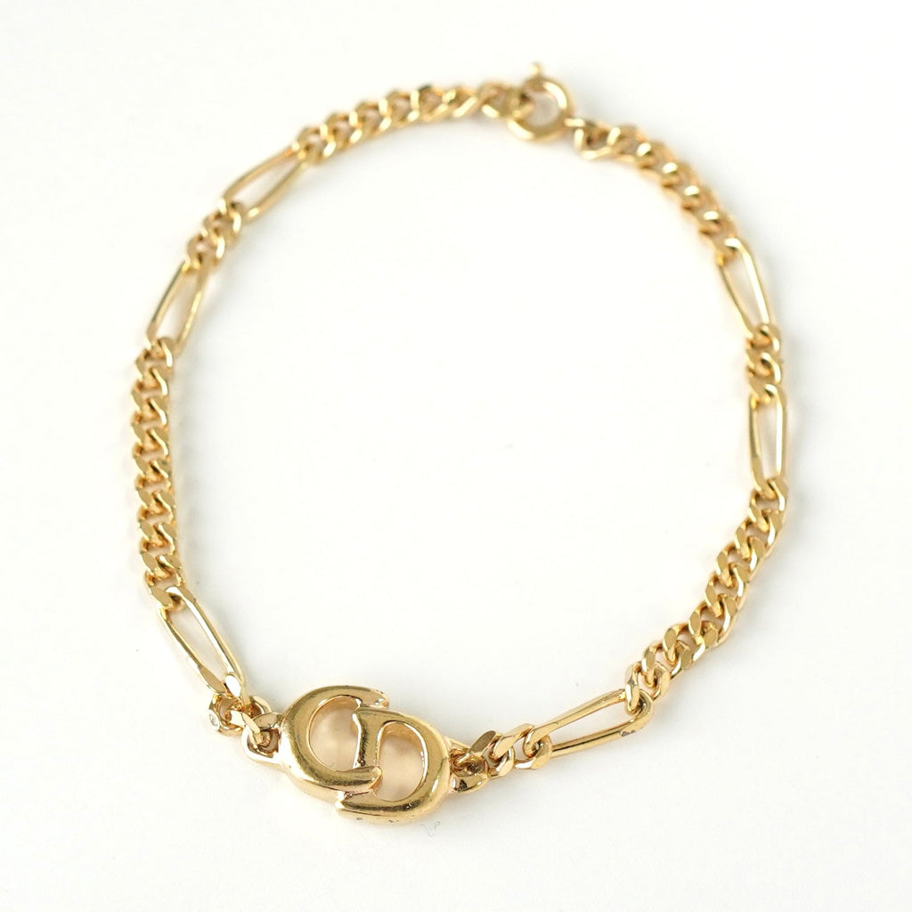 クリスチャン ディオール CDロゴ GP ブレスレット ゴールド